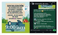 ASUACAP, PLAN MAESTRO ALCANTARILLADO, CASERIO EL PUENTE