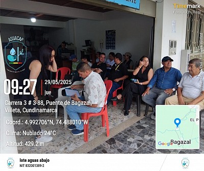 Asuacap, acueducto, socializacion